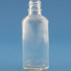 50ml Dropper Bottle Clear Glass with 18mm Neck